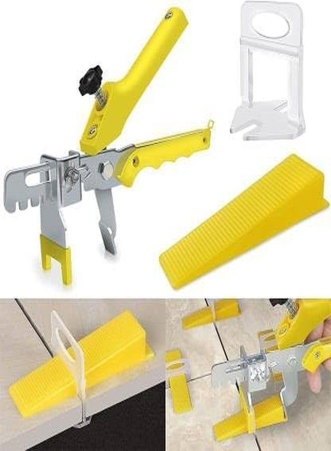 NIKTION 3-Piece Tile Installation Tool Set, Plier Locator, 100 Wedges, 200 Clips - Image 1